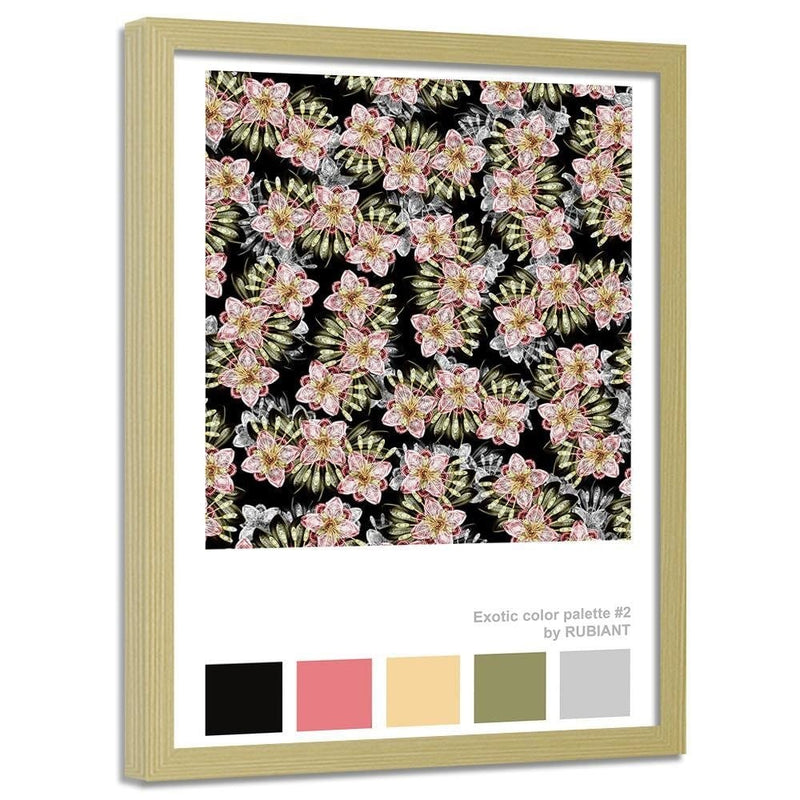 Glezna bēšā rāmī - Visual Art Pink  Home Trends DECO