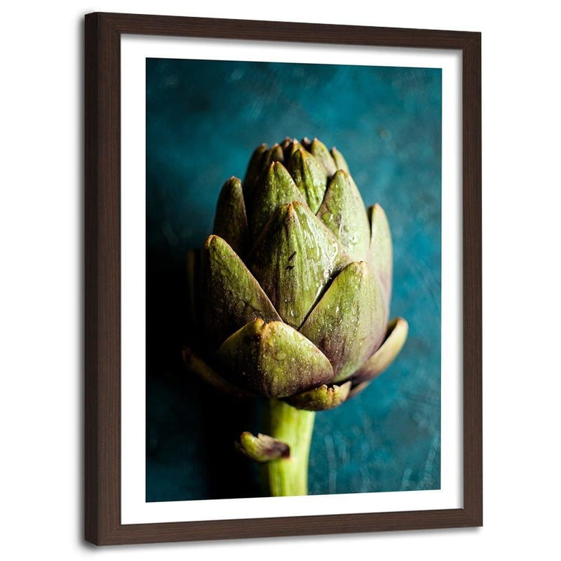 Glezna brūnā rāmī - Artichoke  Home Trends DECO