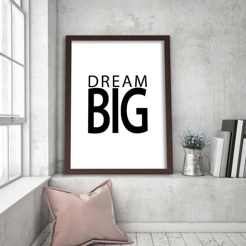 Glezna brūnā rāmī - Big Dreams  Home Trends DECO