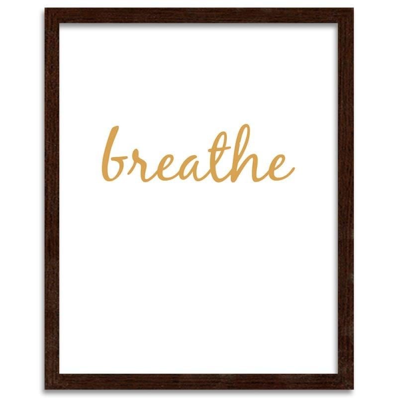 Glezna brūnā rāmī - Breathe 5  Home Trends DECO