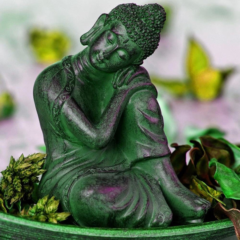 Glezna brūnā rāmī - Buddha And Flakes  Home Trends DECO