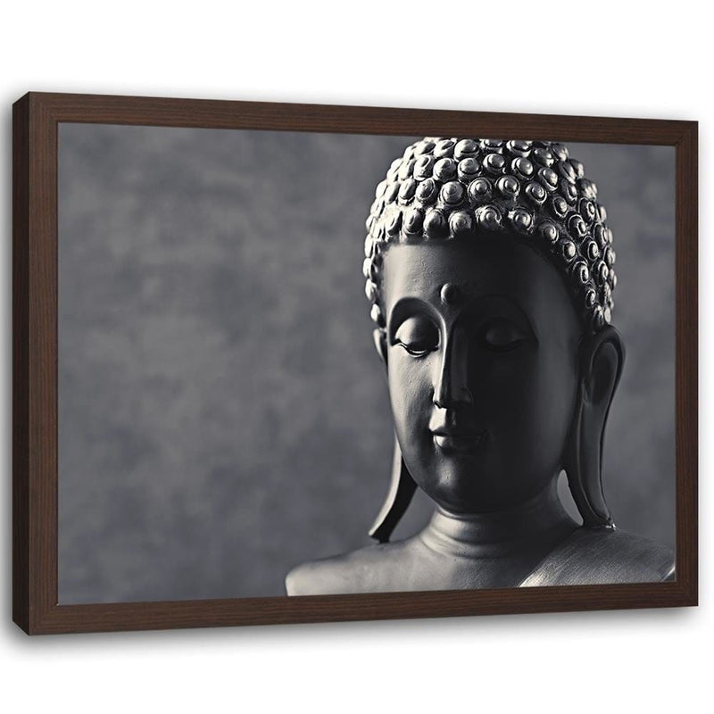 Glezna brūnā rāmī - Buddha Statue  Home Trends DECO