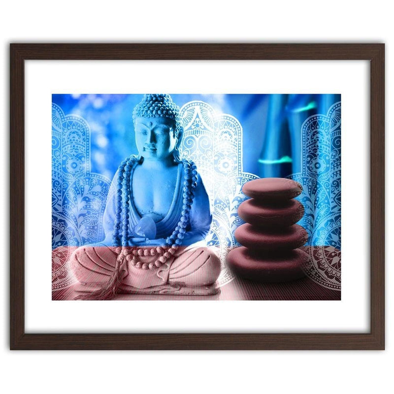 Glezna brūnā rāmī - Buddha Zen Spa  Home Trends DECO