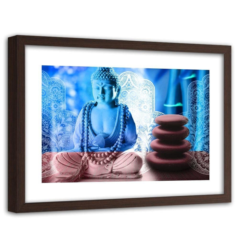 Glezna brūnā rāmī - Buddha Zen Spa  Home Trends DECO