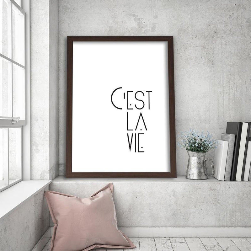 Glezna brūnā rāmī - C'est La Vie  Home Trends DECO