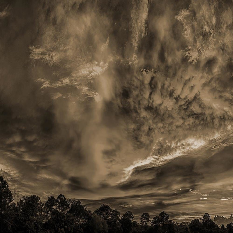 Glezna brūnā rāmī - Clouds In The Sky 1  Home Trends DECO