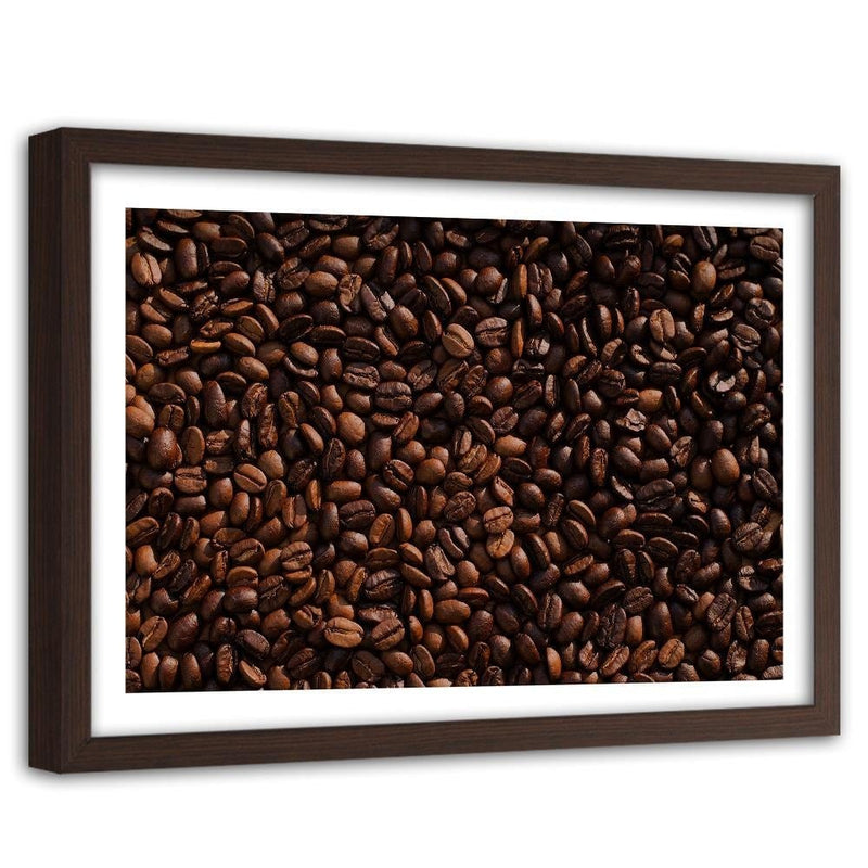 Glezna brūnā rāmī - Coffee Beans  Home Trends DECO