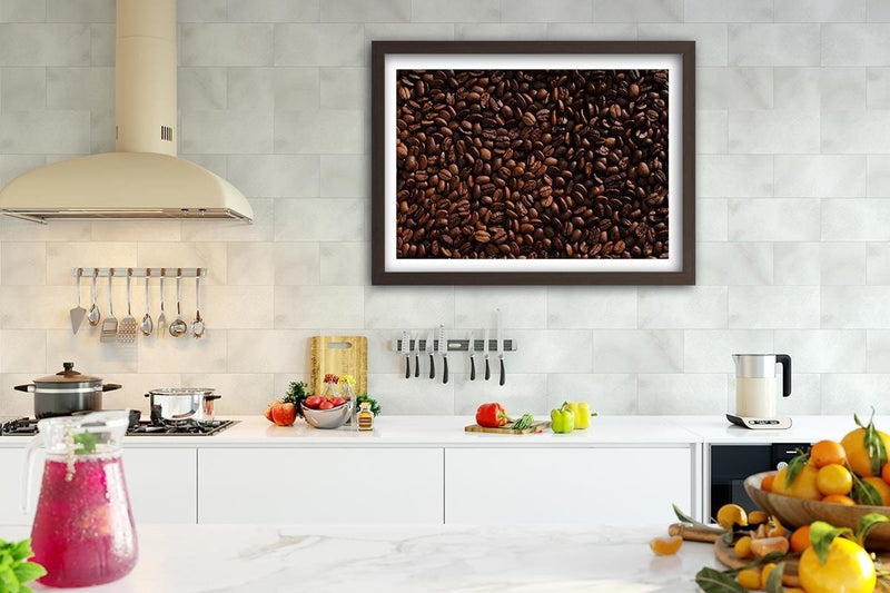 Glezna brūnā rāmī - Coffee Beans  Home Trends DECO