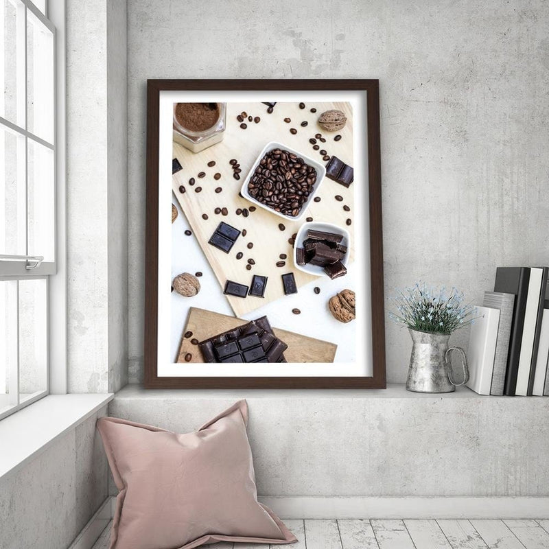 Glezna brūnā rāmī - Coffee Mess  Home Trends DECO