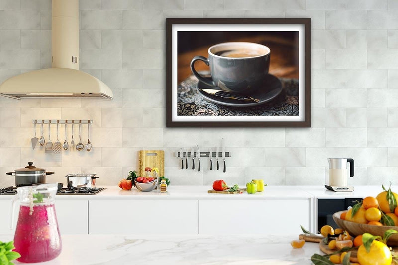 Glezna brūnā rāmī - Cup Of Coffee  Home Trends DECO