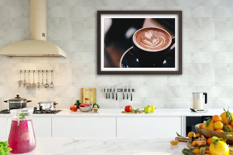 Glezna brūnā rāmī - Decoration Coffee  Home Trends DECO