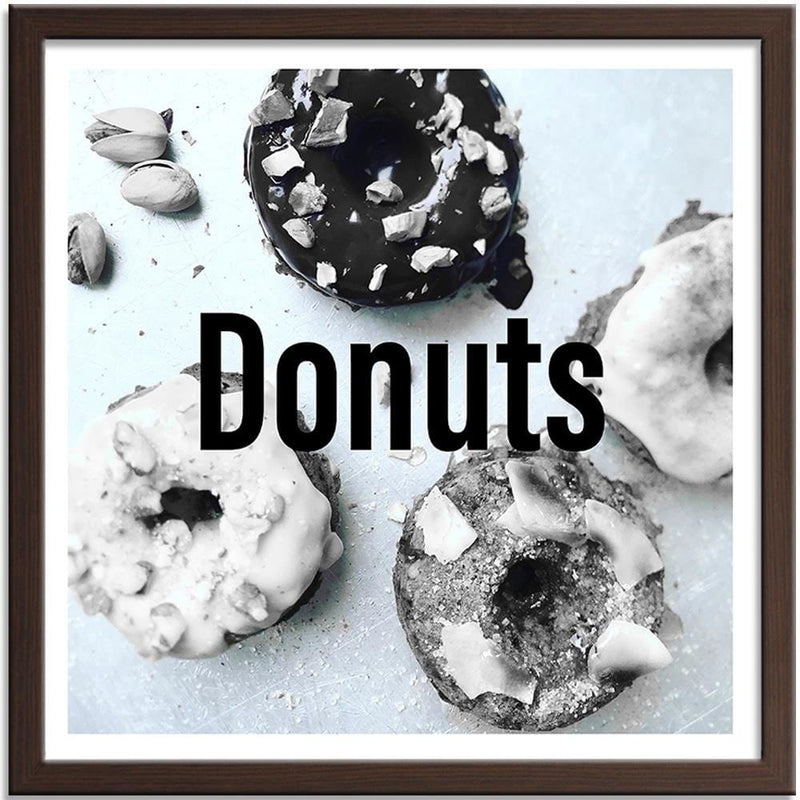 Glezna brūnā rāmī - Donuts  Home Trends DECO