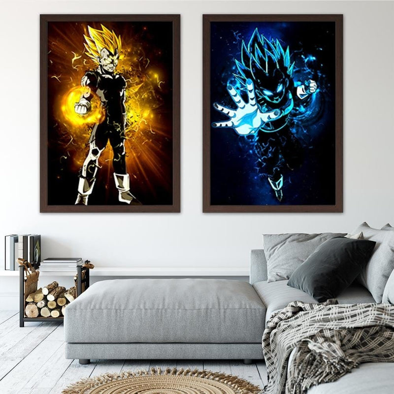 Glezna brūnā rāmī - Dragon Ball 1  Home Trends DECO