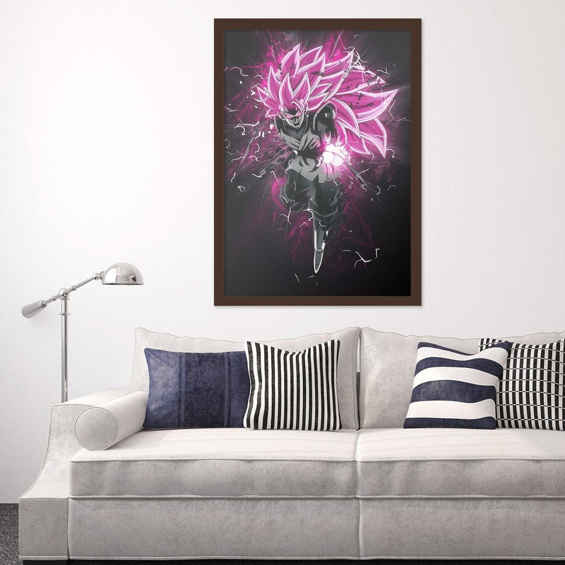 Glezna brūnā rāmī - Dragon Ball 2  Home Trends DECO