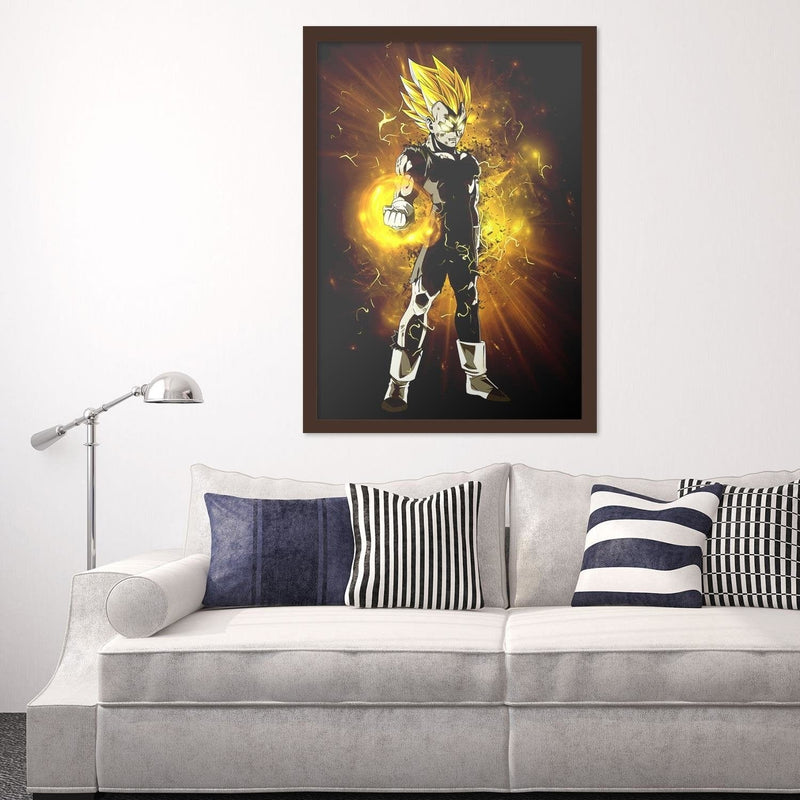 Glezna brūnā rāmī - Dragon Ball  Home Trends DECO