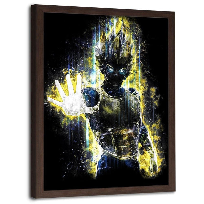 Glezna brūnā rāmī - Dragonball Vegeta  Home Trends DECO