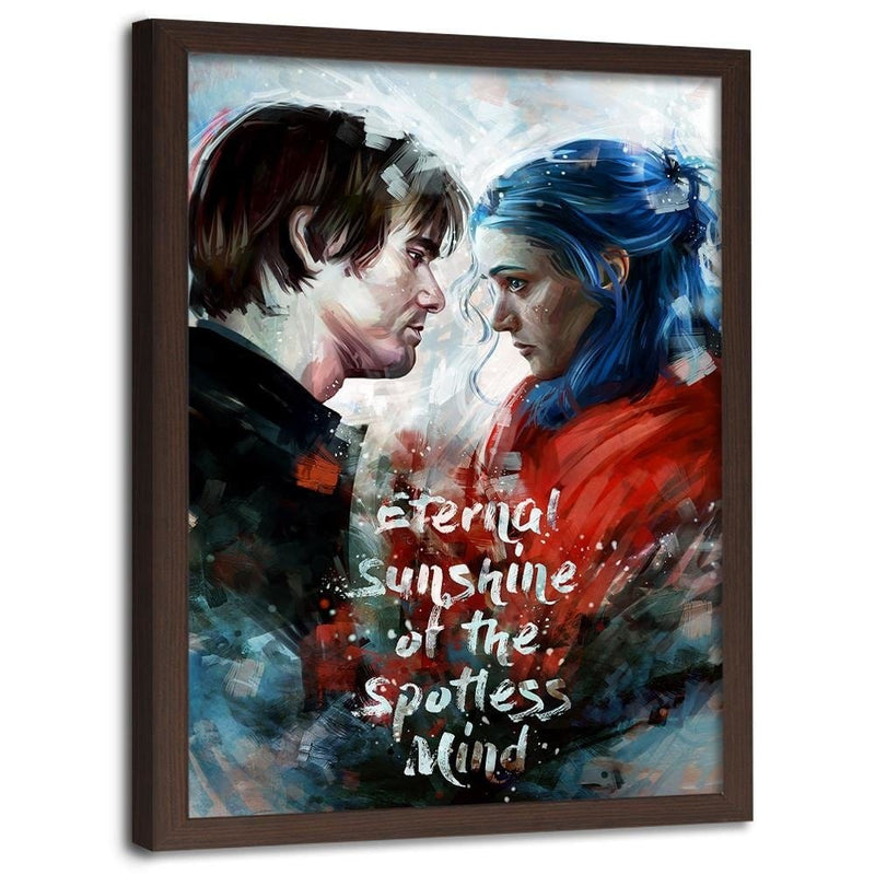 Glezna brūnā rāmī - Eternal Sunshine Of The Spotless Mind  Home Trends DECO