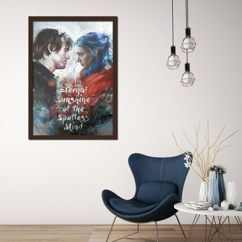 Glezna brūnā rāmī - Eternal Sunshine Of The Spotless Mind  Home Trends DECO