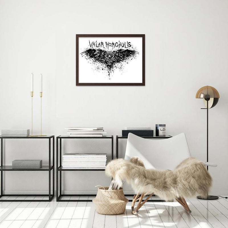 Glezna brūnā rāmī - Fanart  Home Trends DECO