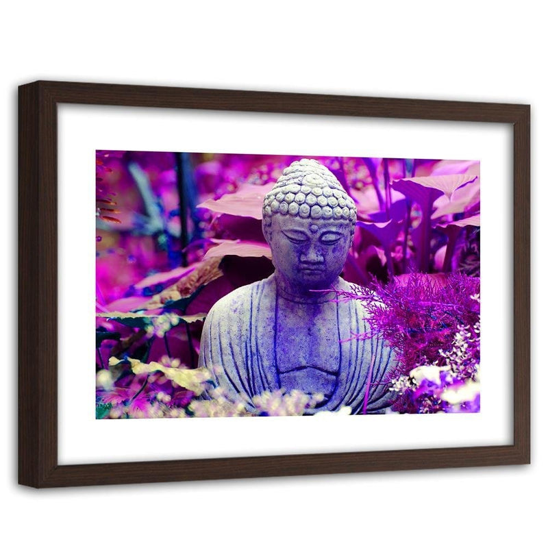 Glezna brūnā rāmī - Figure Pensive Buddha  Home Trends DECO