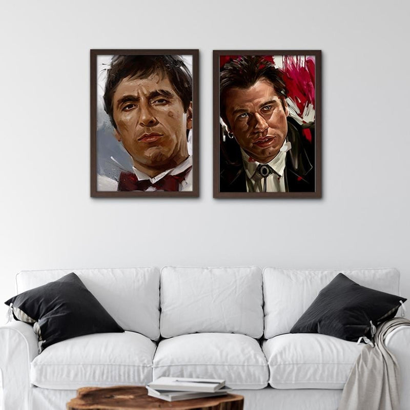 Glezna brūnā rāmī - Film Scarface  Home Trends DECO