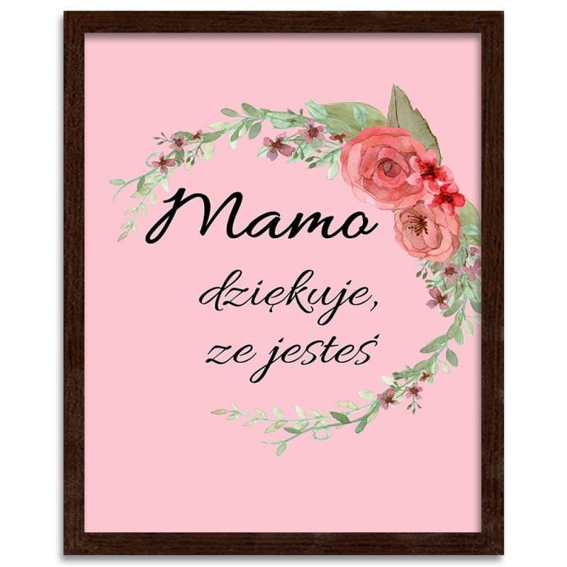 Glezna brūnā rāmī - For Mommy 2  Home Trends DECO