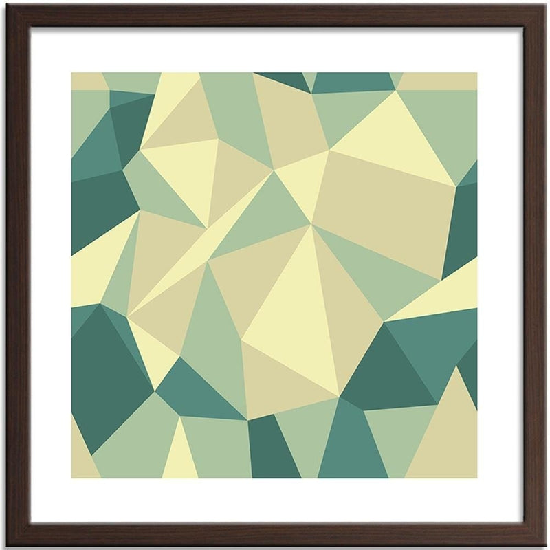 Glezna brūnā rāmī - Geometric Figures - Cubism 5  Home Trends DECO