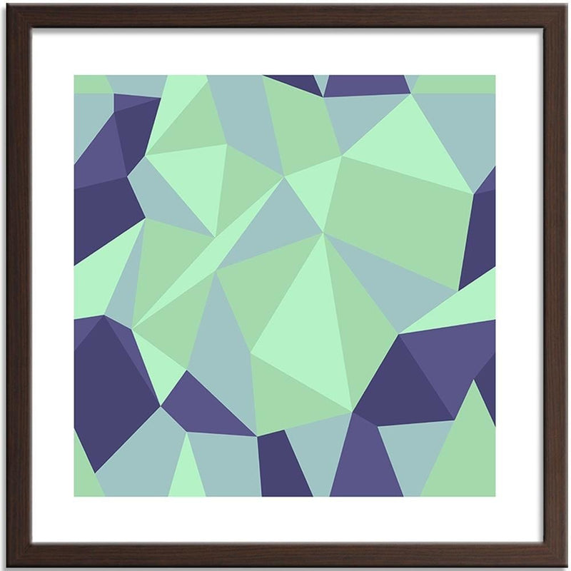 Glezna brūnā rāmī - Geometric Figures - Cubism 6  Home Trends DECO