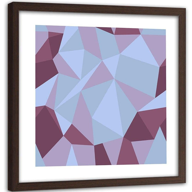 Glezna brūnā rāmī - Geometric Figures - Cubism 8  Home Trends DECO