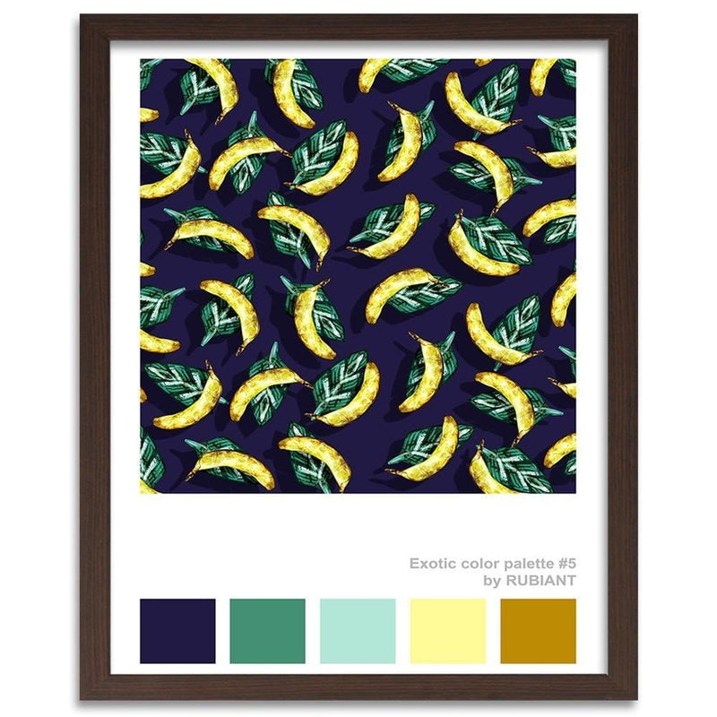 Glezna brūnā rāmī - Giclée Print Yellow  Home Trends DECO