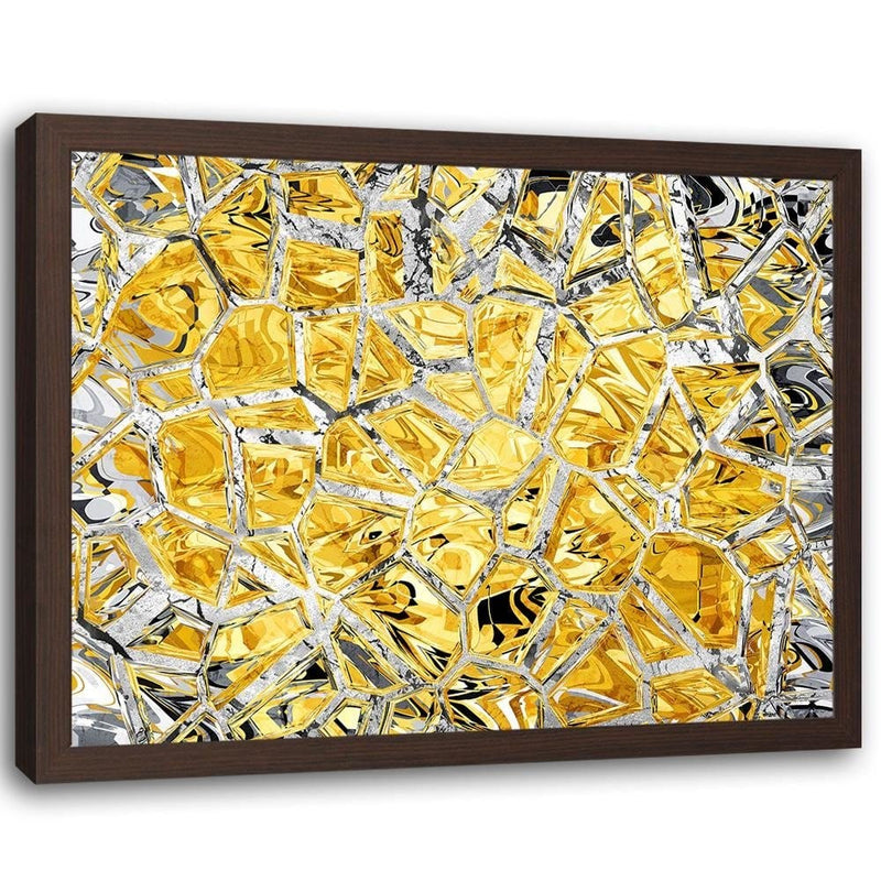 Glezna brūnā rāmī - Glass Mosaic  Home Trends DECO