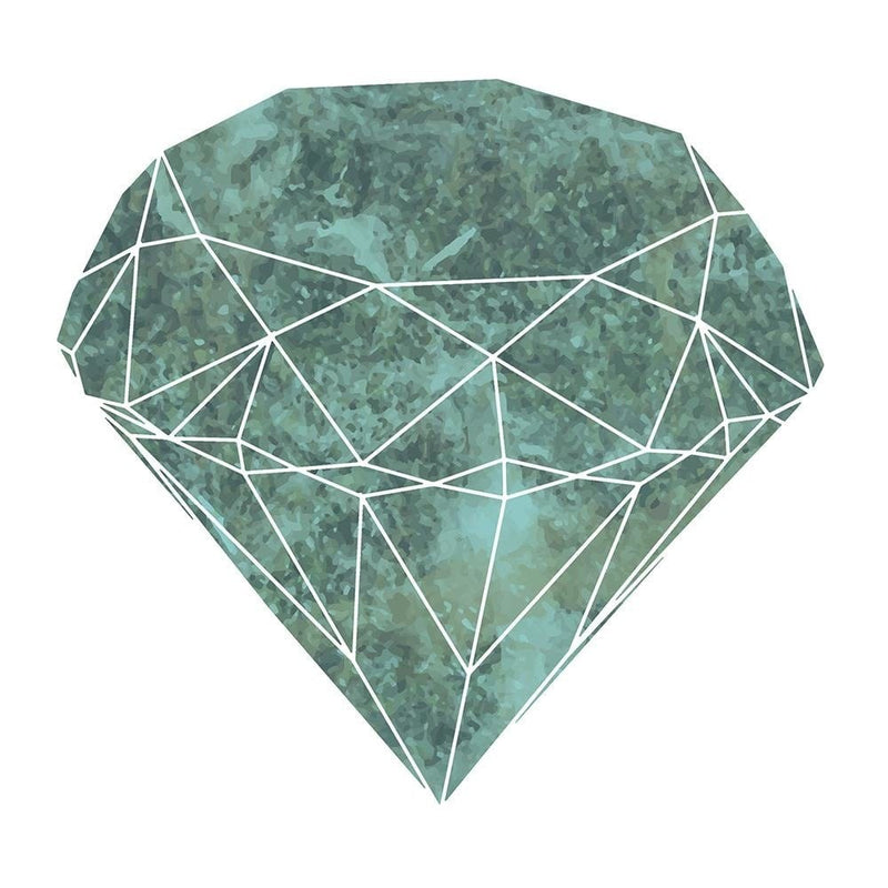 Glezna brūnā rāmī - Green Diamond  Home Trends DECO