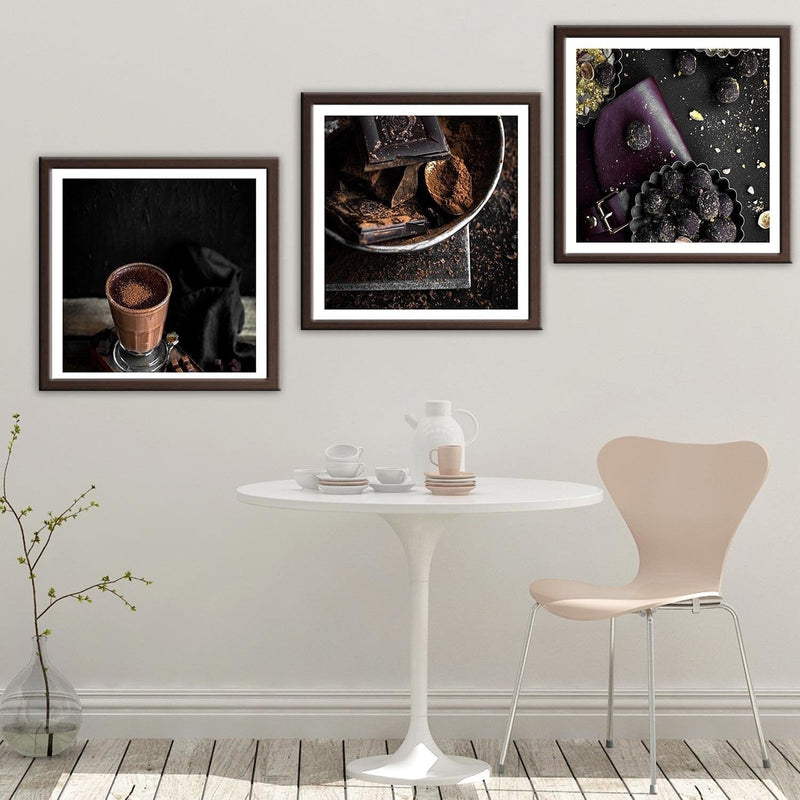 Glezna brūnā rāmī - Hot Chocolate  Home Trends DECO