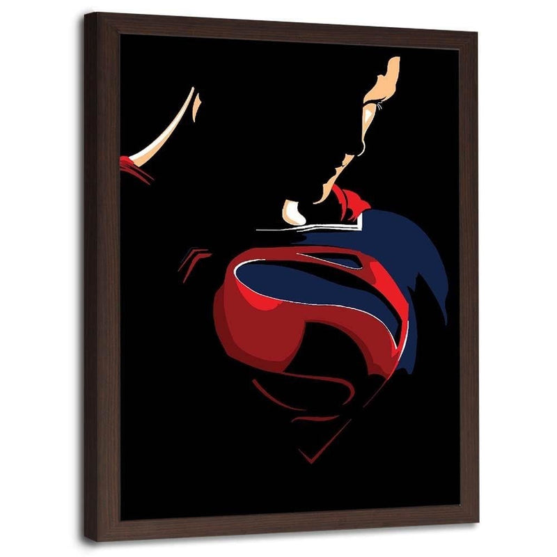 Glezna brūnā rāmī - Man Of Steel  Home Trends DECO