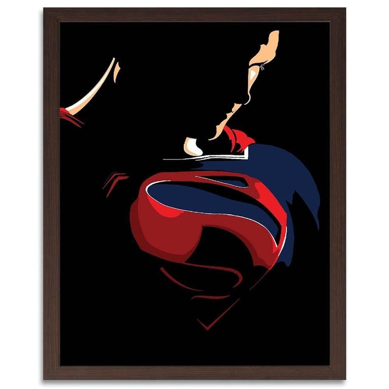 Glezna brūnā rāmī - Man Of Steel  Home Trends DECO