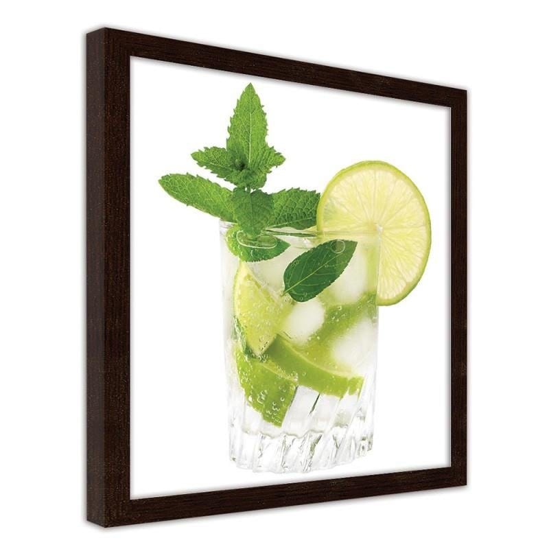 Glezna brūnā rāmī - Mojito  Home Trends DECO