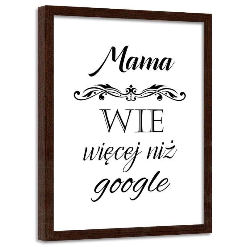 Glezna brūnā rāmī - Mom knows more than Google.  Home Trends DECO