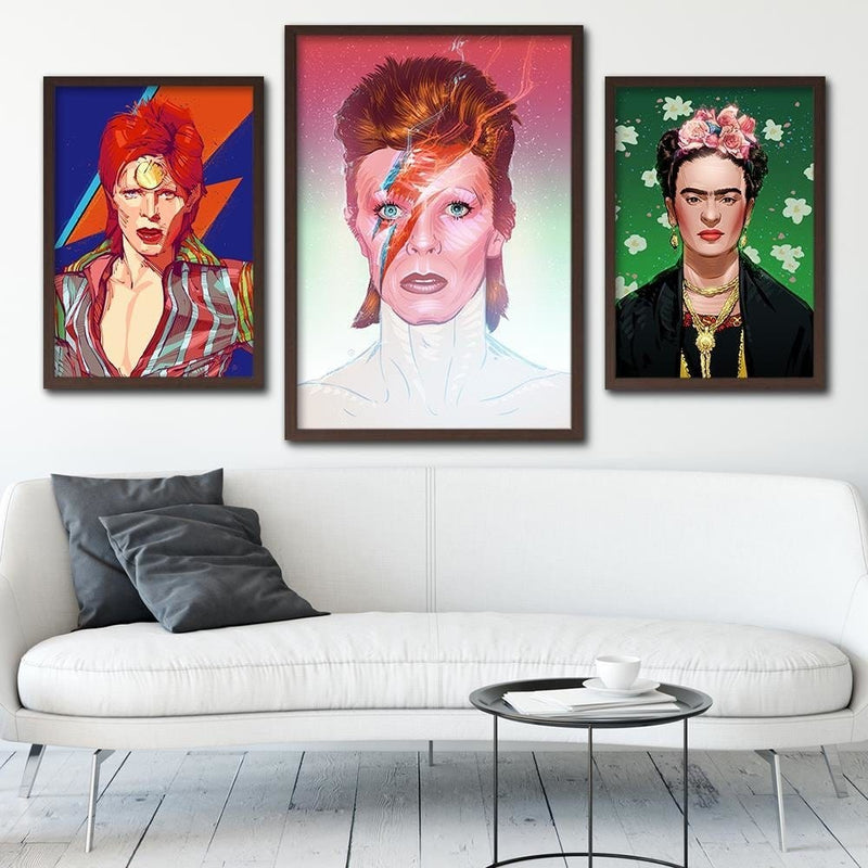 Glezna brūnā rāmī - Music Legend Decor  Home Trends DECO