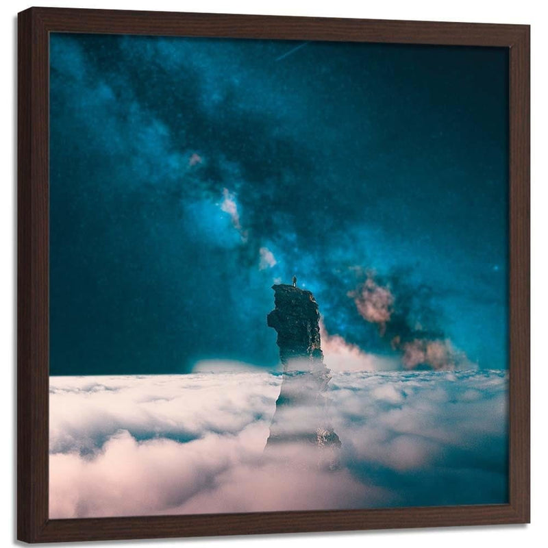 Glezna brūnā rāmī - Night In The Clouds  Home Trends DECO