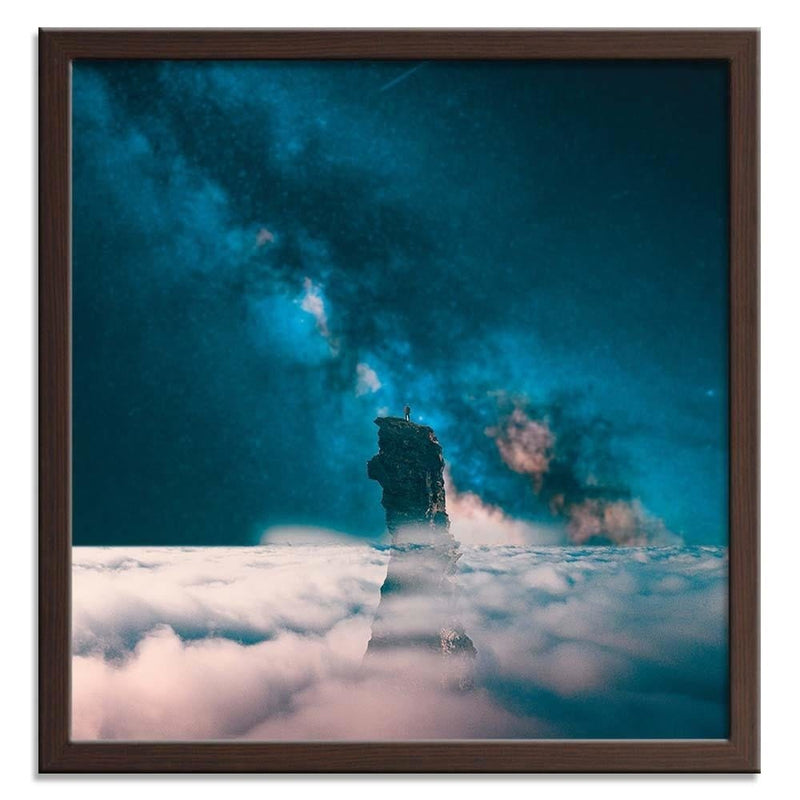 Glezna brūnā rāmī - Night In The Clouds  Home Trends DECO