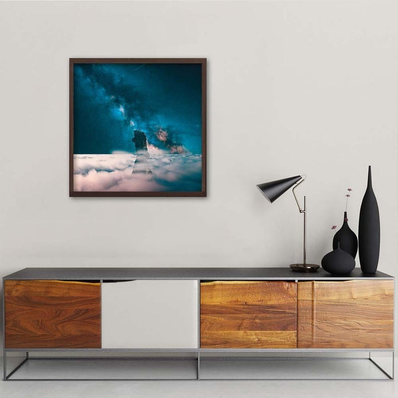 Glezna brūnā rāmī - Night In The Clouds  Home Trends DECO