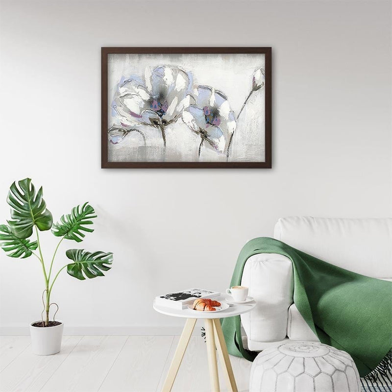 Glezna brūnā rāmī - Orchid Abstraction  Home Trends DECO