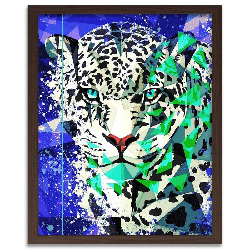 Glezna brūnā rāmī - Painted Jaguar  Home Trends DECO