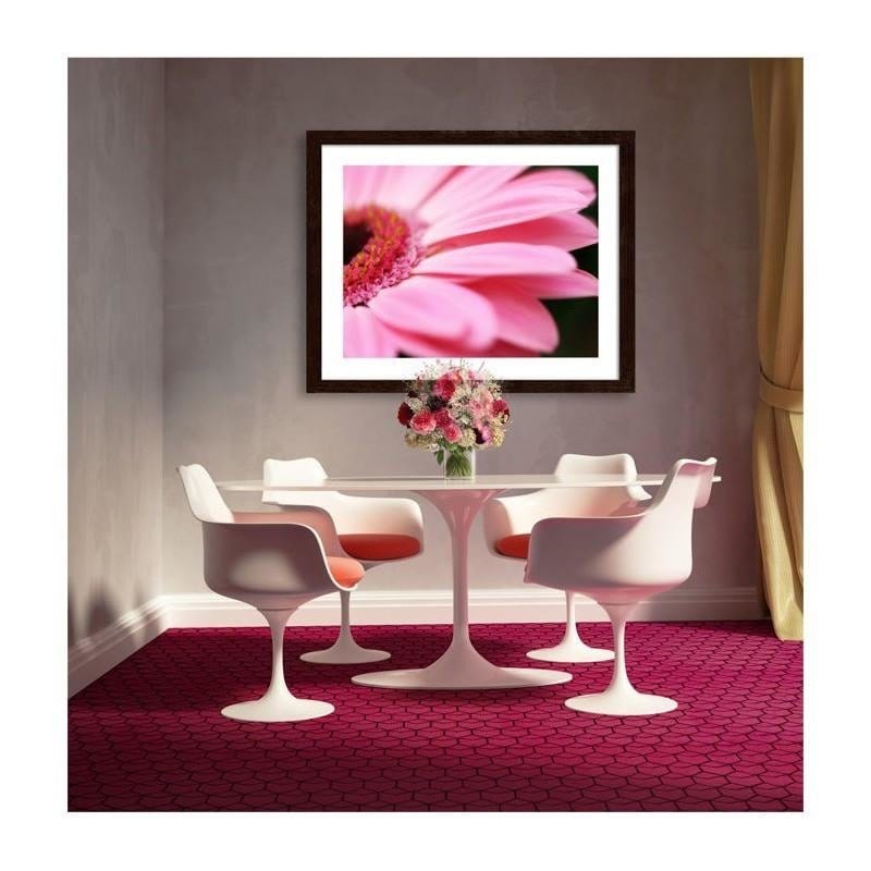 Glezna brūnā rāmī - Pink gerbera  Home Trends DECO