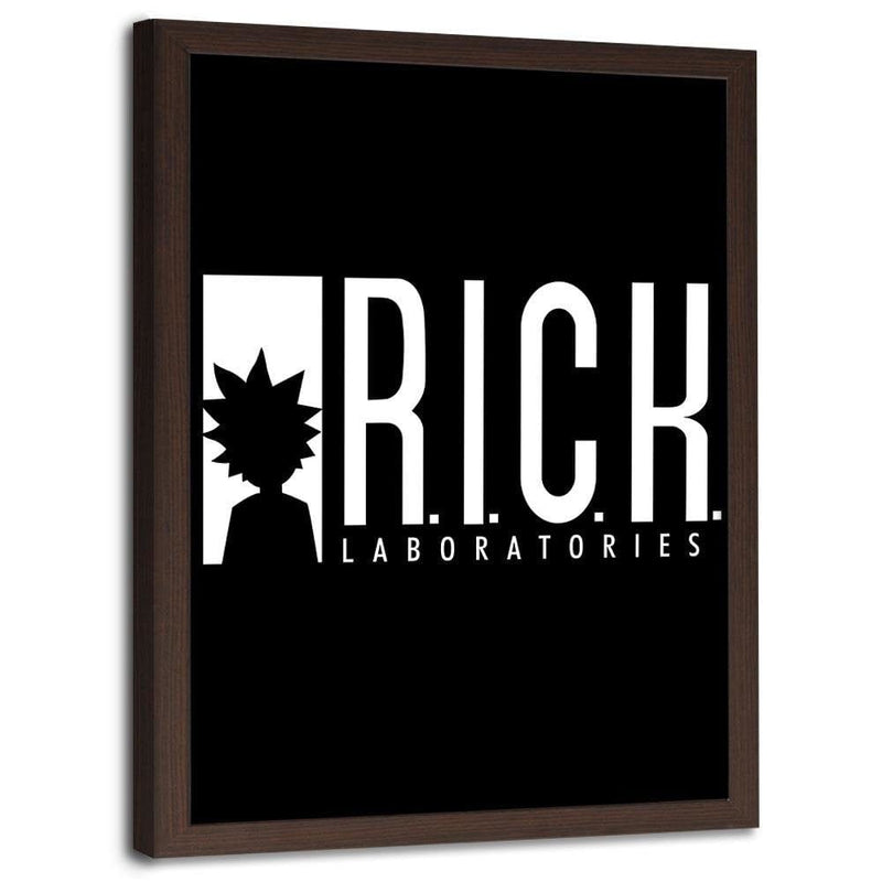 Glezna brūnā rāmī - R.I.C.K Laboratories  Home Trends DECO