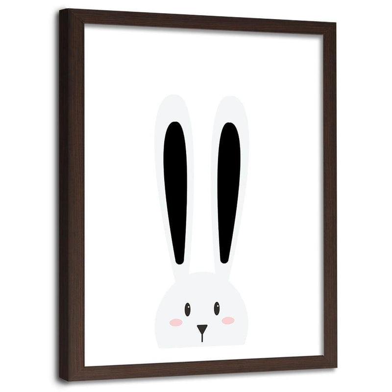 Glezna brūnā rāmī - Rabbit Ears  Home Trends DECO