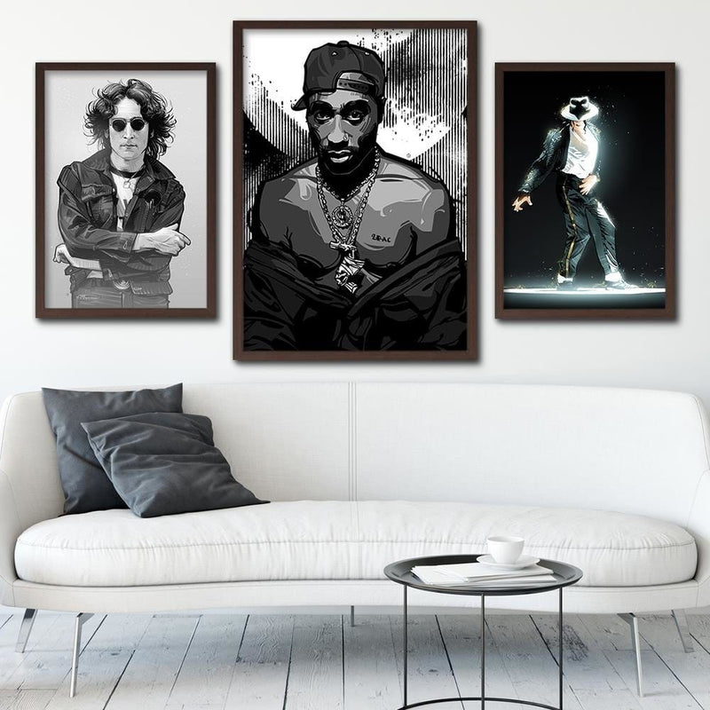 Glezna brūnā rāmī - Rapper  Home Trends DECO