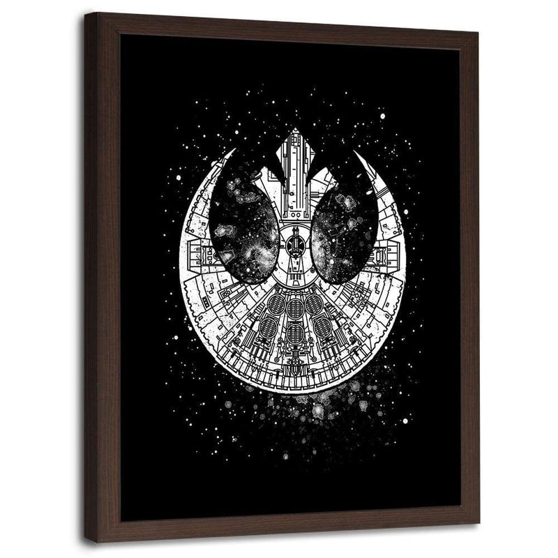 Glezna brūnā rāmī - Rebel Alliance  Home Trends DECO