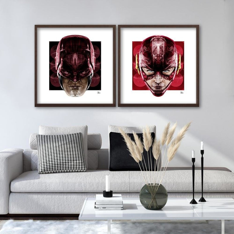 Glezna brūnā rāmī - Red Hero  Home Trends DECO