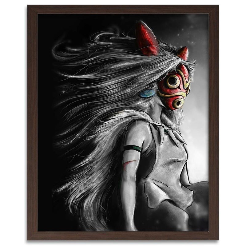 Glezna brūnā rāmī - Red Mask Manga  Home Trends DECO